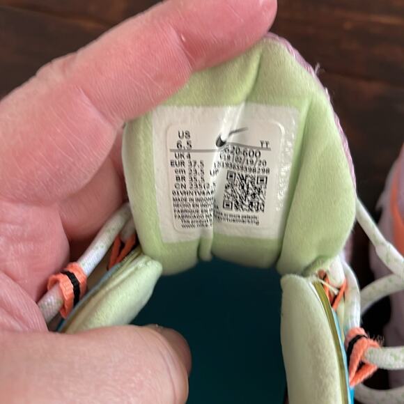 Nike Air Max 270 React SE Light Arctic Pink Size 6.5 - Picture 8 of 8